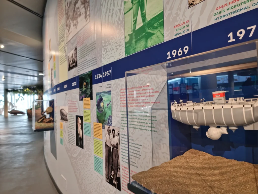 nstalación en Planeta Aqua
para conocer la historia de investigación de oceános