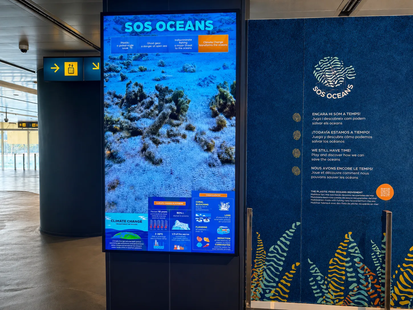 SOS OCEANS Espacio interactivo